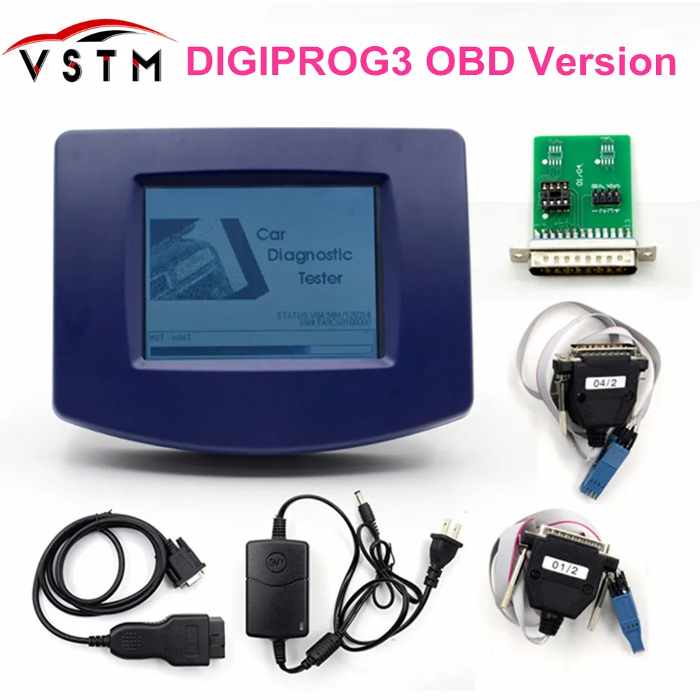 Digiprog III V4.94 3 с OBD2 ST01 ST04 кабель инструмент для коррекции одометра Digiprog3 FTDI чип