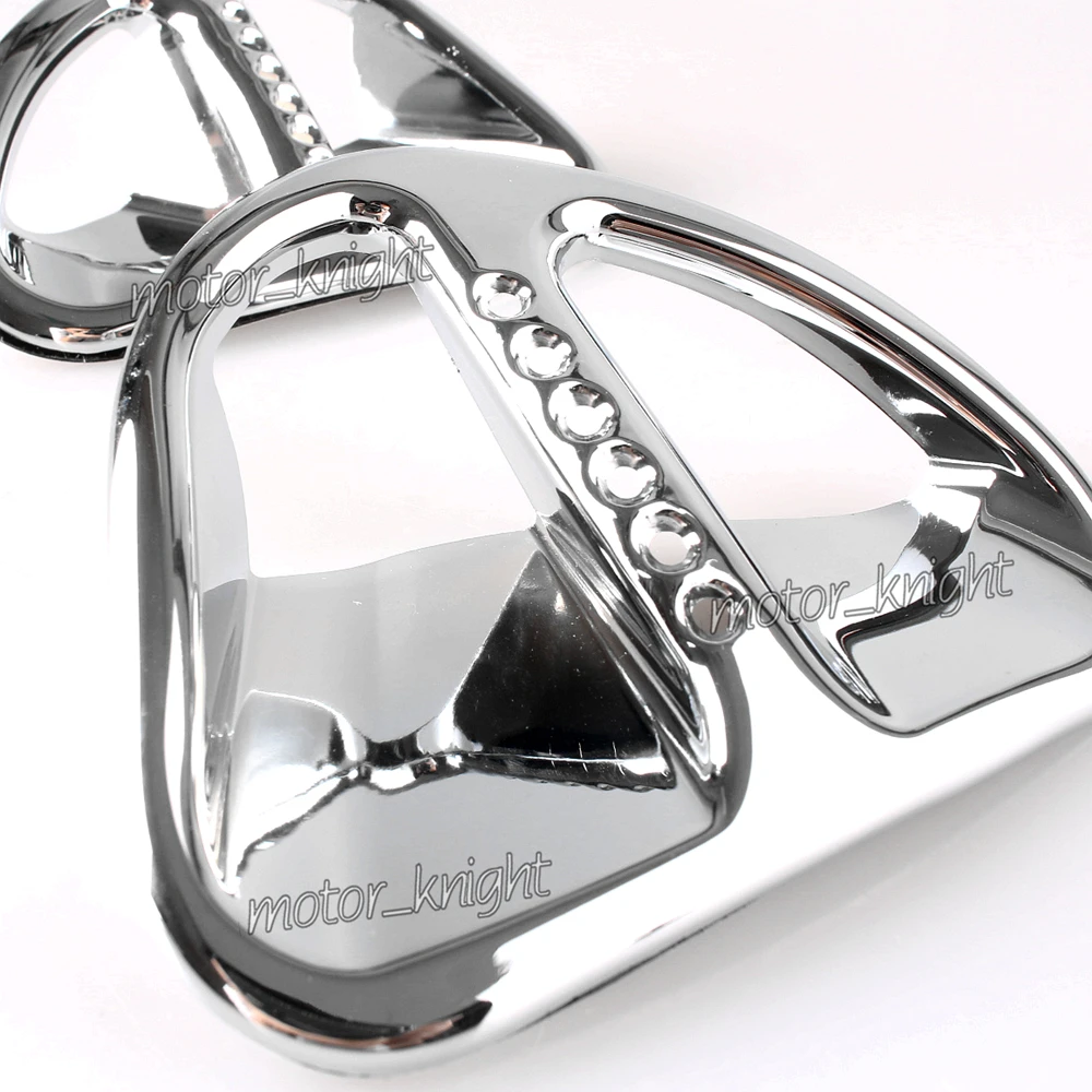 Пара из хромированного АБС-пластика воздухозаборная решетка для 2001-2011 Honda Goldwing