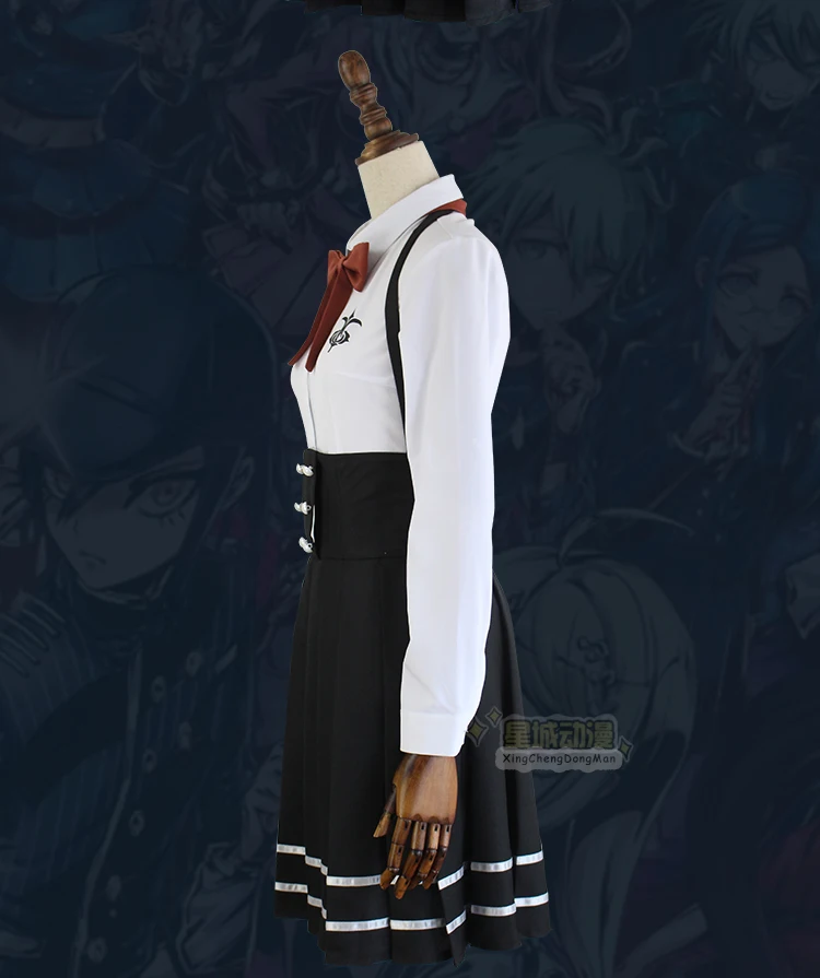 Новинка Аниме Danganronpa V3 Shirogane Tsumugi оригинальное издание JK униформа косплей костюм Женский Хэллоуин запасы парик волосы