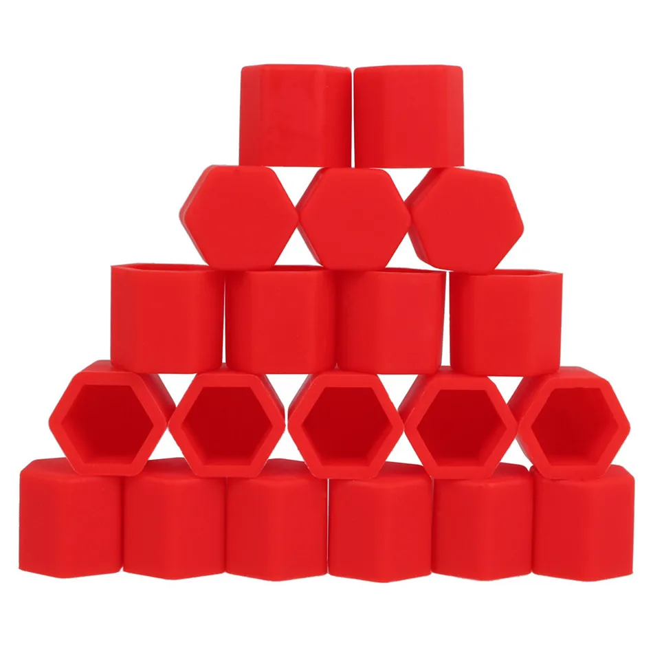 20 шт. прочная 19 мм силиконовая Шестигранная крышка винта ступицы колеса