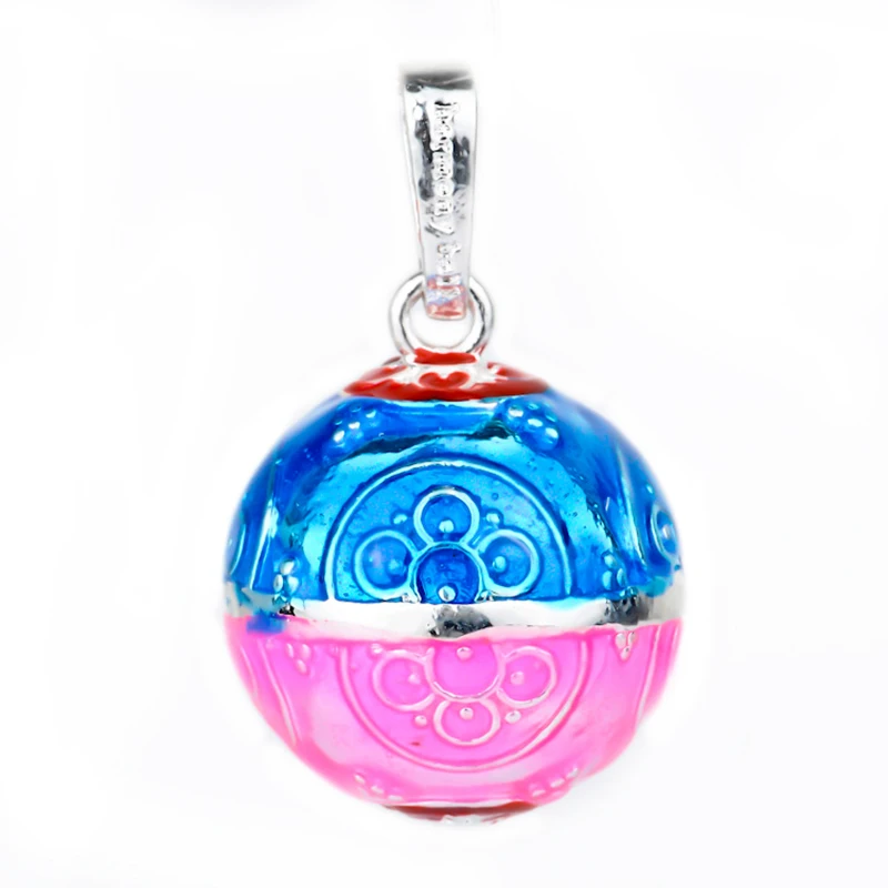 5 шт. ангел абонент Подвеска 20 мм милый розовый и синий герметичный шар гармония