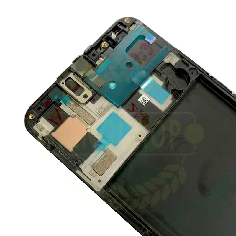 Super amoled для samsung galaxy A50 A505F/DS A505F A505FD дисплей с рамкой сенсорный экран дигитайзер в сборе для samsung A50 lcd