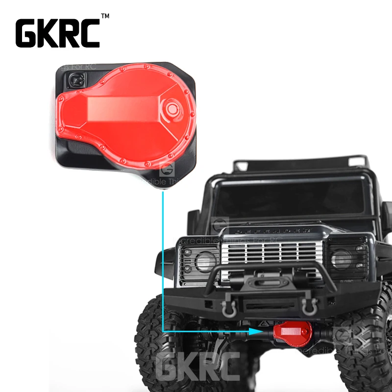 2 шт. ось вал металлическая крышка для 1/10 Rc Гусеничный автомобиль Traxxas Trx4 Defender