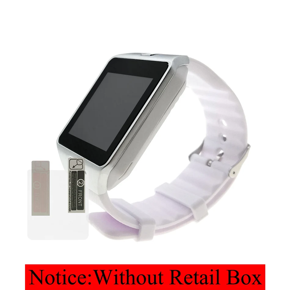 White No Box DZ09 Смарт часы камера dz09 наручные SIM карты для Ios Android Bluetooth MTK6261 поддержка Repalce ремешок PK GT08 A1 - Цвет: White No Box