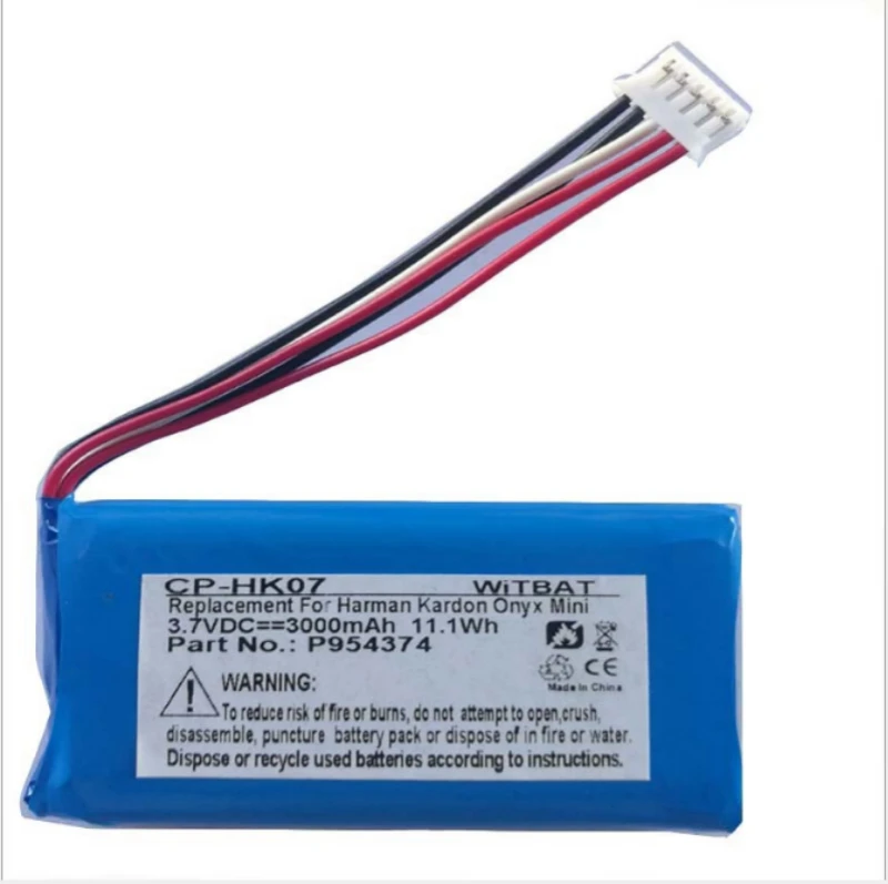 FGHGH 3000 mAh аккумулятор для Harman Kardon Onyx Mini, P954374