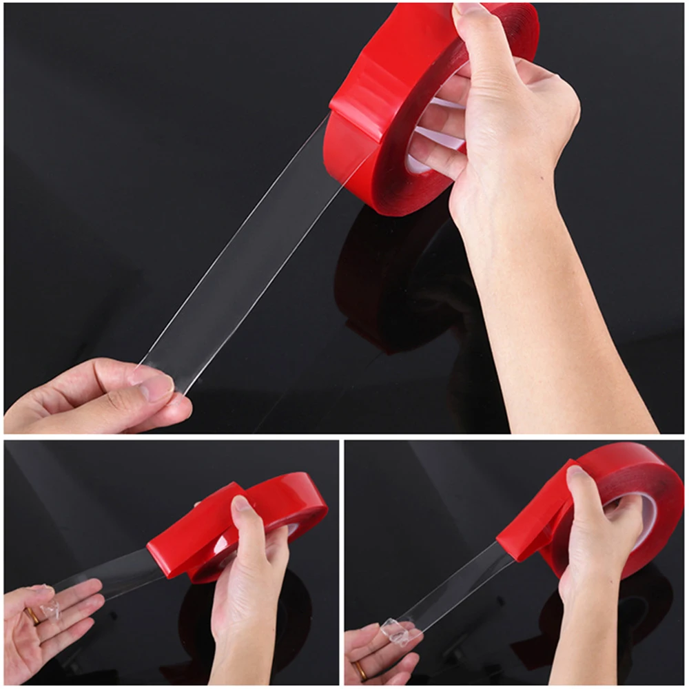 

5mm 10mm 15mm 20mm Double Sided Super Sticky Tape 3M Waterproof Adhesive Tape Repair Accessories