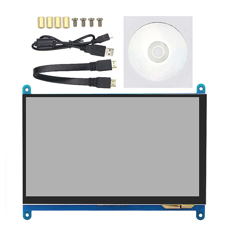 7 Inch Touch Screen For Raspberry Pi 3 Capacitive '' LCD Monitor Banana USB Touchscreen Display with Acrylic Case | Обустройство