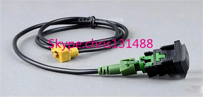 Бесплатная доставка 100% Новинка VW OEM USB + переключатель штекер и кабель для Passat B6 B7
