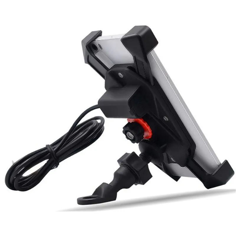 WUPP кронштейн держатель на руль мотоцикла телескопический для телефона с USB