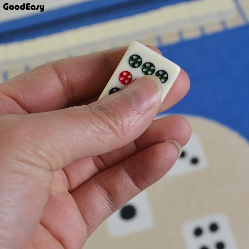 Лидер продаж 30 мм путешествий Набор для игры в маджонг с Сумки холсты домашних