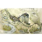 Картина из круглых страз Efteling park, квадратная картина из страз 5D 