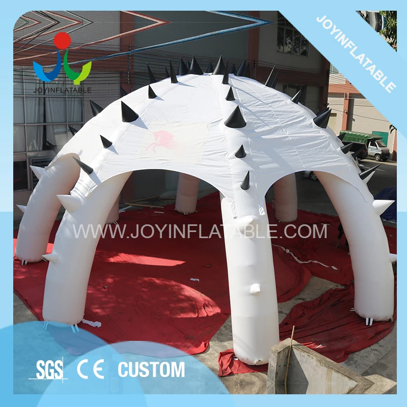 Уличная купольная палатка для выставок надувная с 6 ножками и пауком
