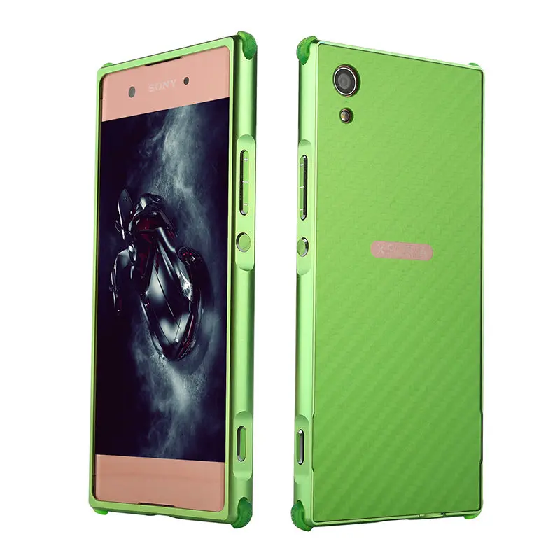 Противоударный чехол для Sony XA1 Plus XA1Plus алюминиевая металлическая рама с жестким
