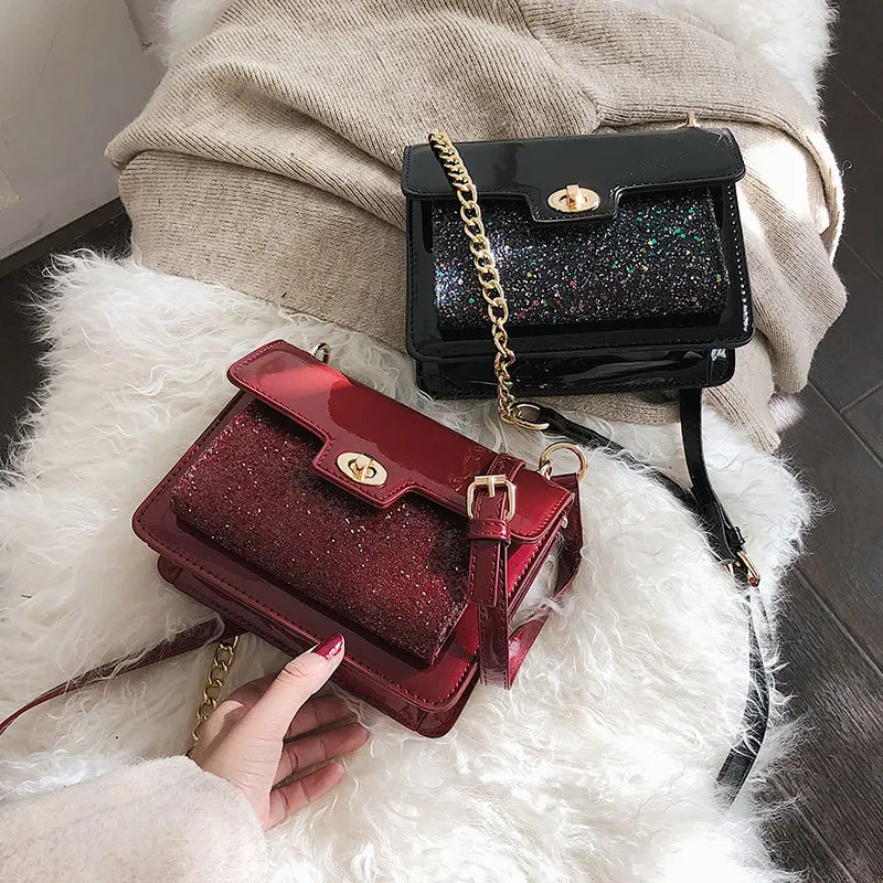 Новая модная женская маленькая квадратная сумка высокого качества из