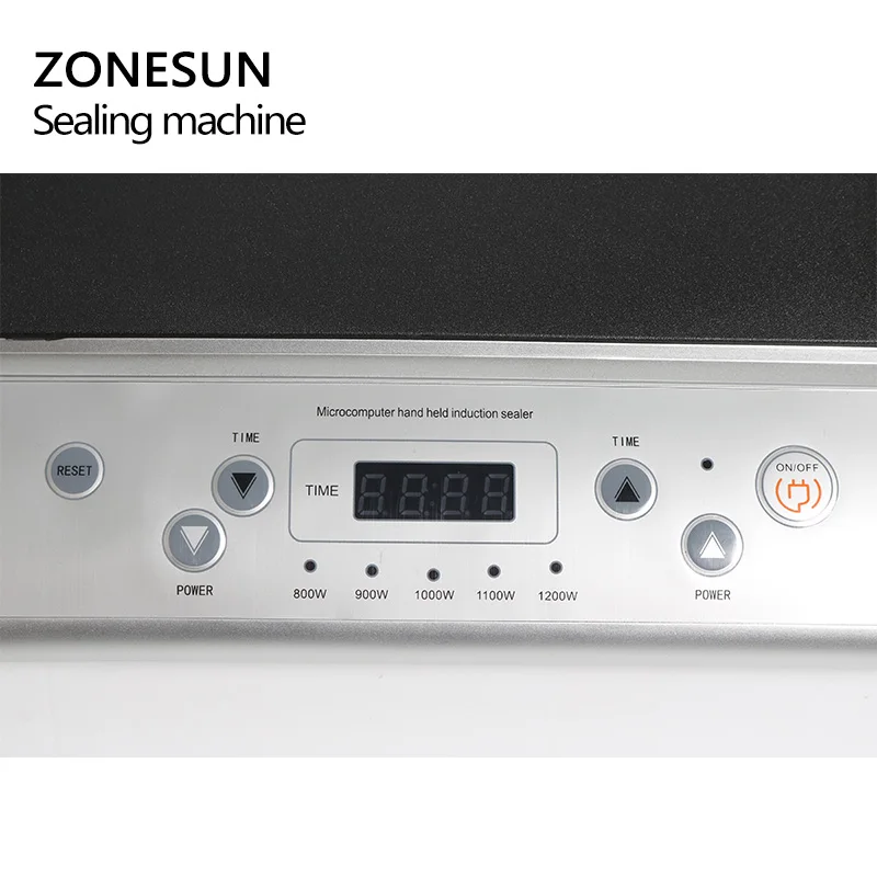 ZONESUN 220 В электромагнитный индукционный упаковщик машина для запечатывания
