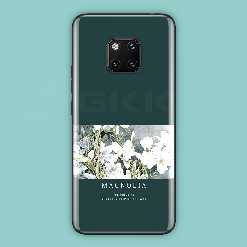 Чехол с GKK узором для huawei mate 20 30 pro, чехол из закаленного стекла с мягкими краями, TPU, силиконовый чехол для huawei mate 20 P30 pro, чехол