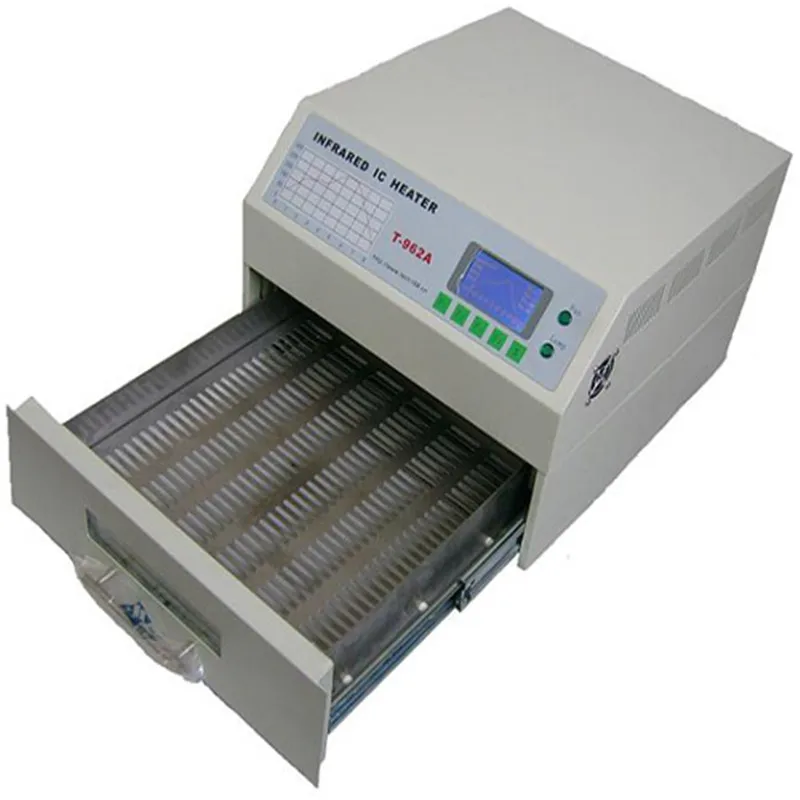 PUHUI T-962A инфракрасный IC НАГРЕВАТЕЛЬ духовка для заправки BGA SMD SMT переделки 300*320 мм