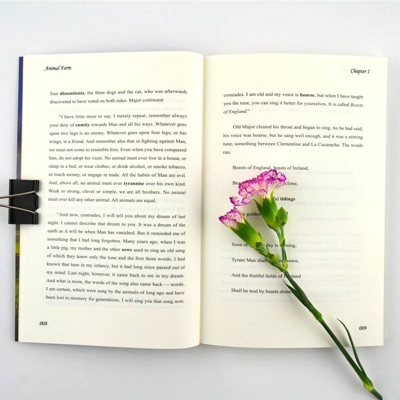 Книга для взрослых детей Животное усадьба английская версия Джордж орвелл