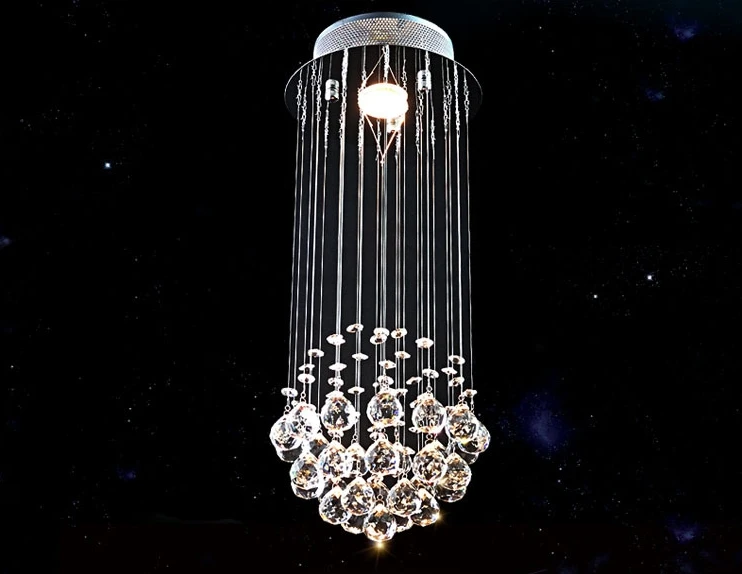 

Crystal Modern Lamps For Living Room Long Chandelier Led Rotating Staircase Bedroom Lamp Lighting Ceiling Lights Home Fixtures