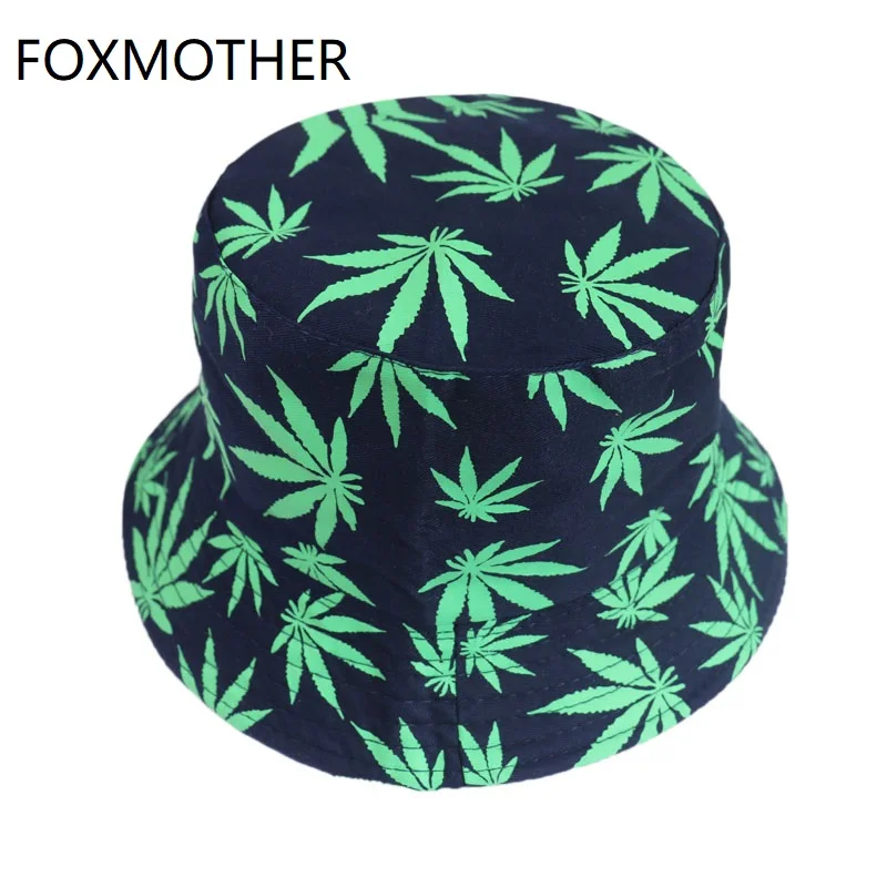 Шапка FOXMOTHER в рыбацком стиле шляпа хип хоп многоцветный лист ведро для мужчин