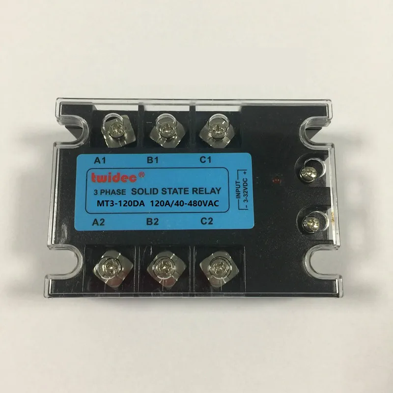 Трехфазный твердотельный релейный регулятор MT3-120DA SSR 120A | Инструменты