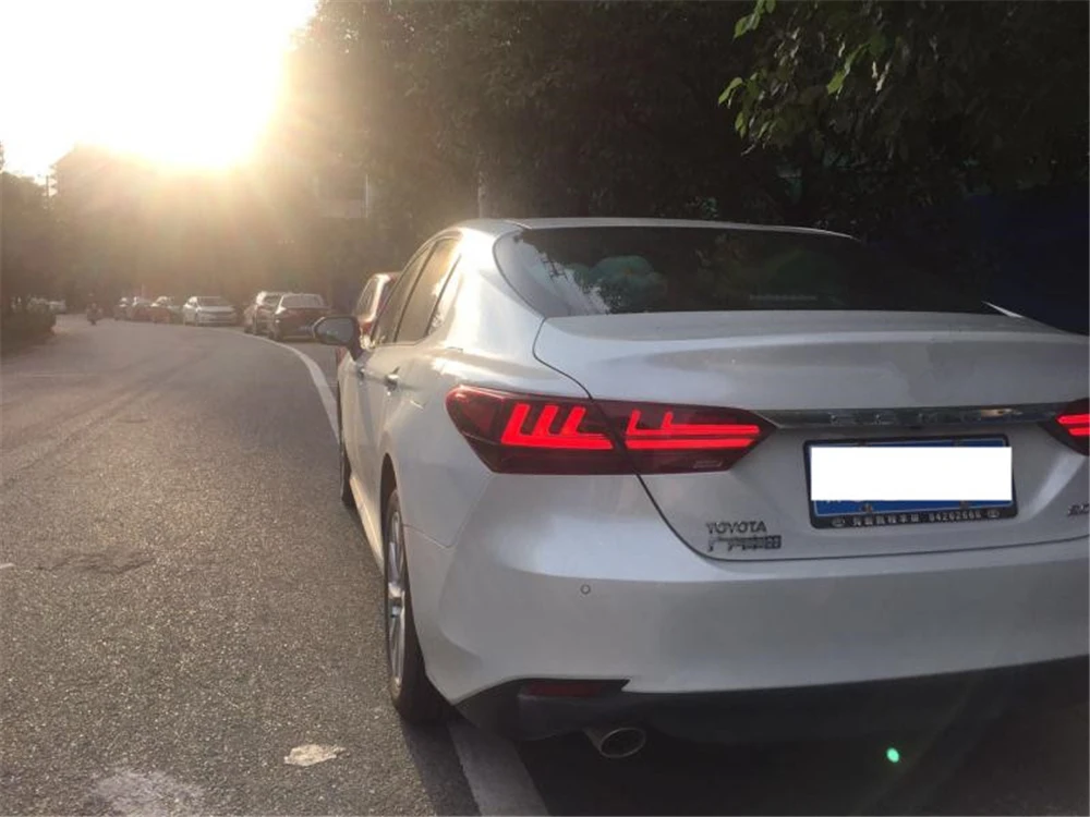 Автомобильная проблесковая 2 шт. для Toyota camry тормоз заднего хода хвост светильник светодиодный фонарь светильник хвост светильник сборки номерной знак лампа заднего вида парковки светильник