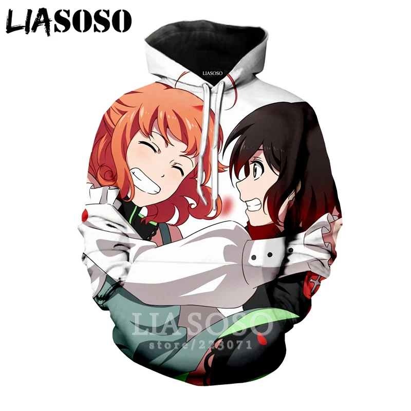 3 LIASOSO/Новинка года; зимний свитер для мужчин и женщин с 3D принтом; толстовка с капюшоном с длинными рукавами; Повседневный пуловер в стиле хип-хоп в стиле Харадзюку; B012-26 - Цвет: 3