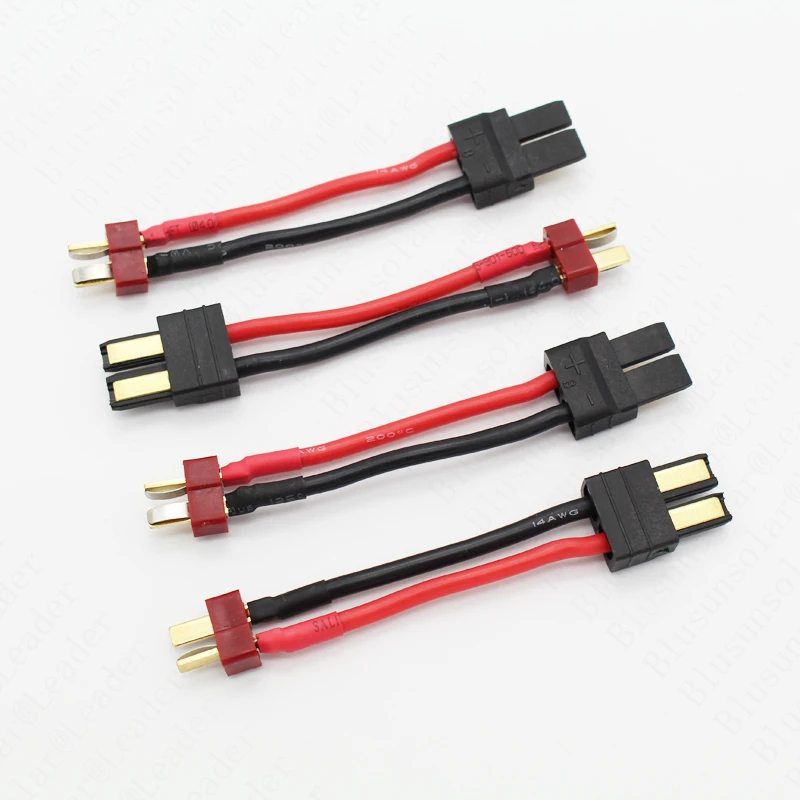 Оптовая продажа RC коннектор 60 мм 14AWG TRX штекер к т образному штекеру|connector