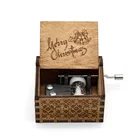 Музыкальная шкатулка в стиле старины 24 стиля, музыкальная шкатулка крестного отца, Сейлор Мун, деревянная музыкальная шкатулка с ручным коленом, Caixia