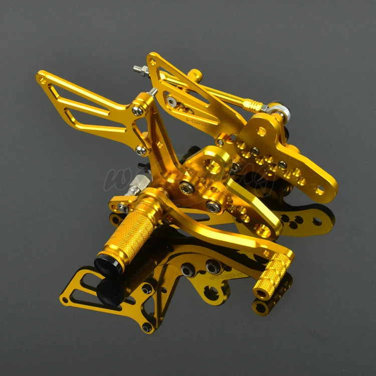 Регулируемые подножки для мотоциклов с ЧПУ педалей SUZUKI GSXR1300 GSX1300R 1999 2013|foot pegs|billet