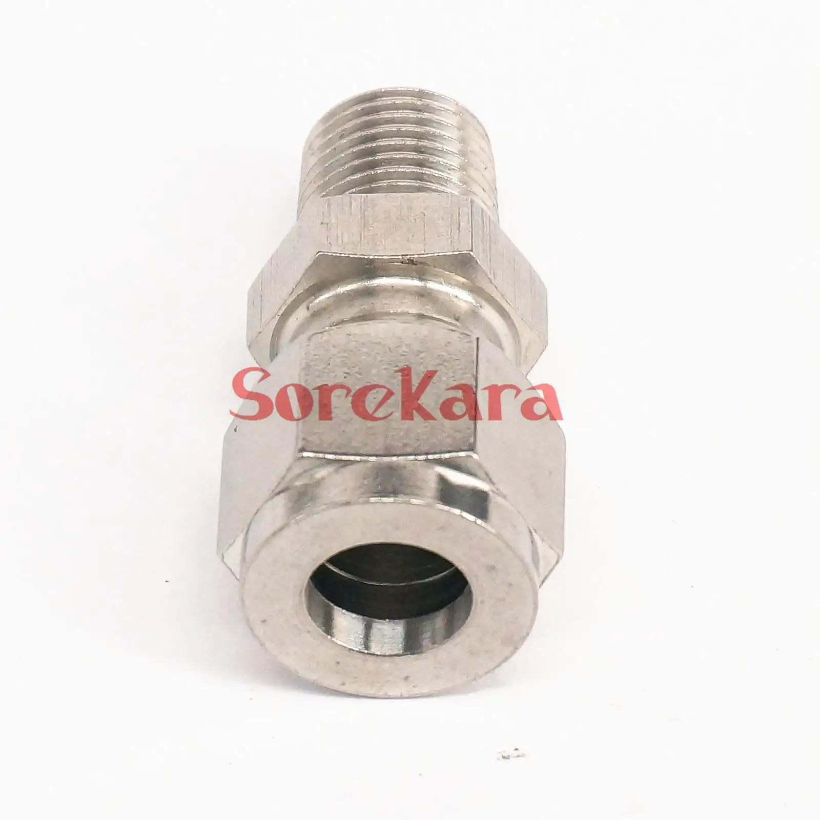 1/4 &quotBSPT Male 304 нержавеющий фитинг с наружным диаметром 8 мм и Двойным