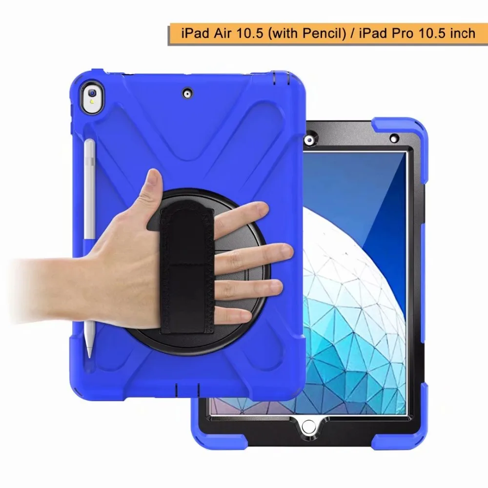 Чехол для планшета iPad Air 10 5 силиконовый защитный чехол на 360 градусов Apple Pro