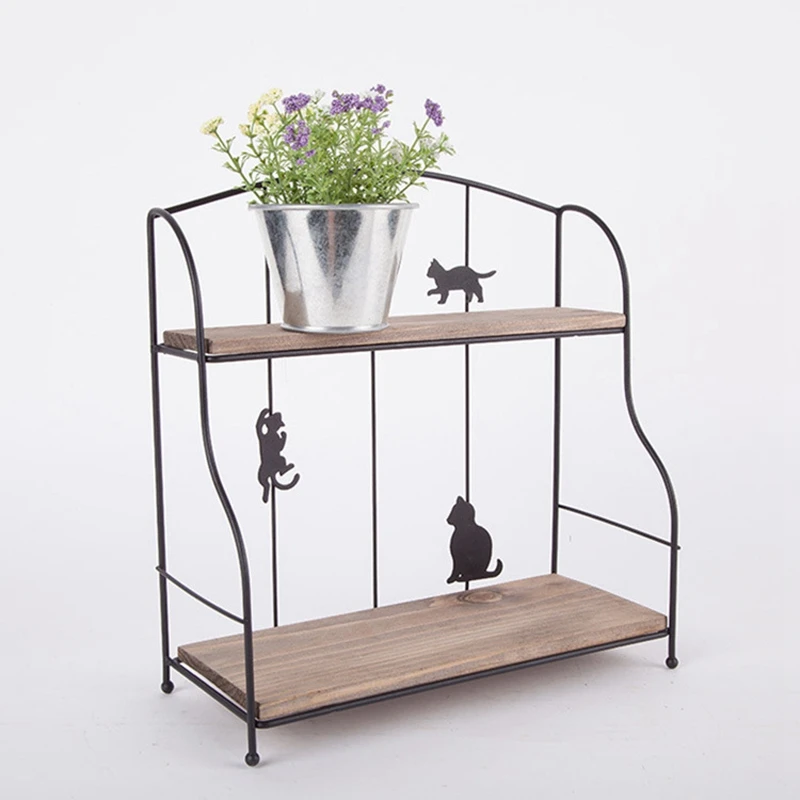 Открытие Продвижение двойные яруса железная полка держатель кухонных