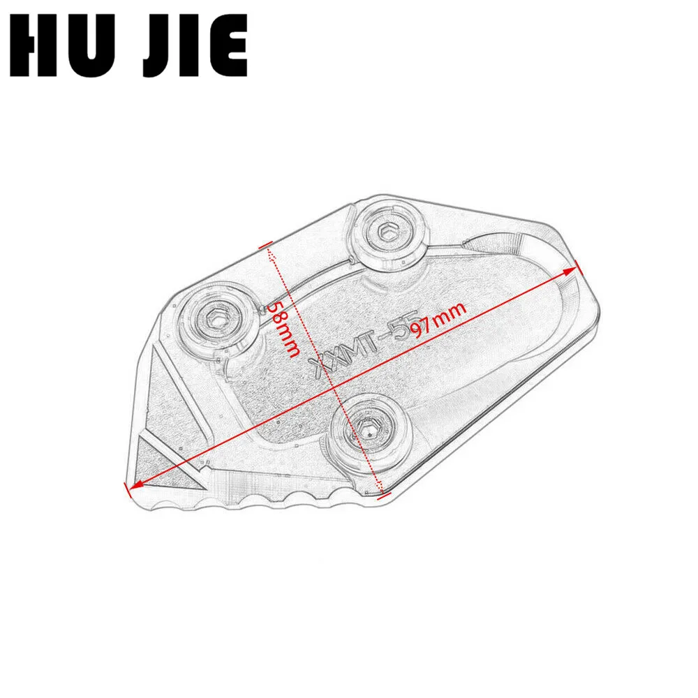 R25 R3 MT25 MT03 боковая подставка с ЧПУ выдвижная увеличитель для YAMAHA YZF 2014 2015 2016|Стойки|
