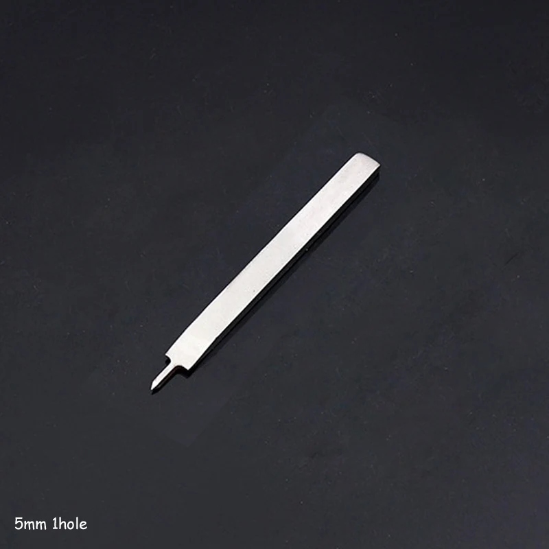 5mm 1hole 1 шт. дыроколы 1/2/4/6 зубец пробивка отверстий для шнуровки для сшивания удар, кожаная сумка, бытовых швейных 3/4/5/6 мм кожи ремесленных инструментов - Цвет: 5mm 1hole