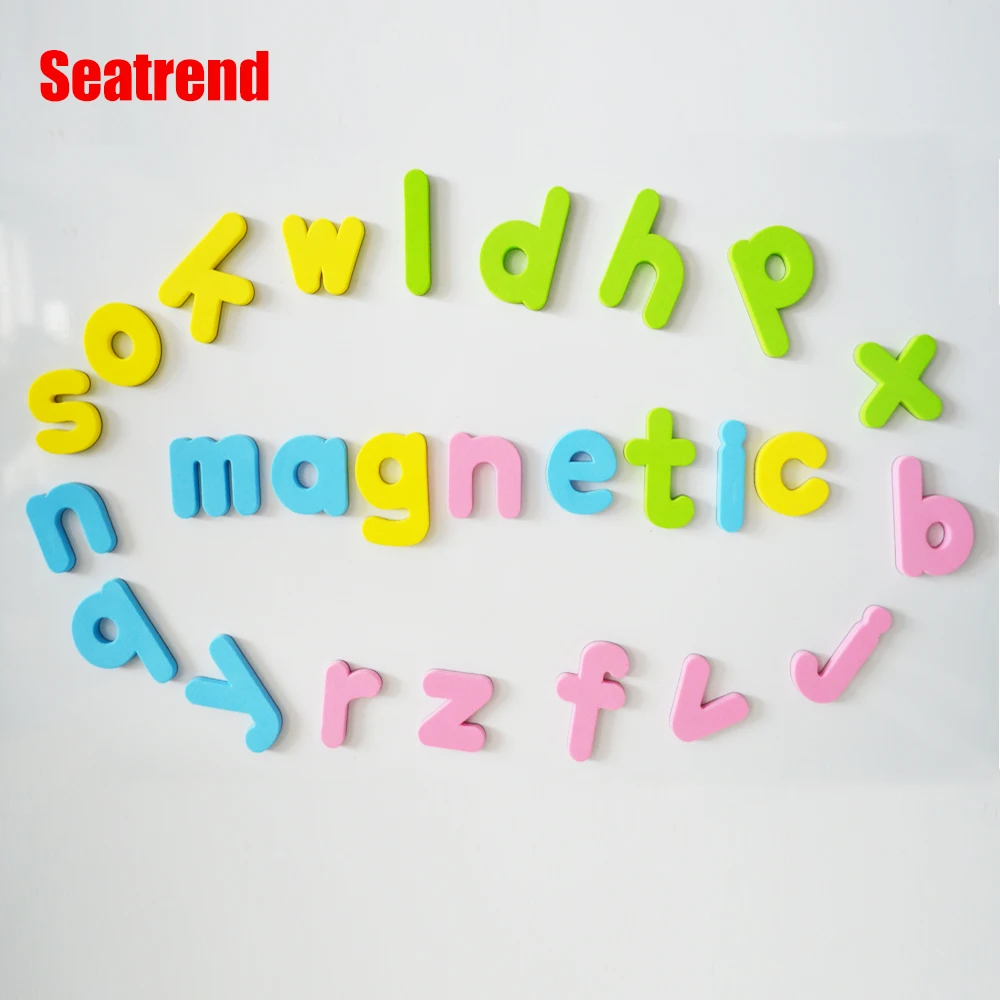 SEATREND 26 шт. строчная буква пены английский магнитная азбука ABC магнит игрушки