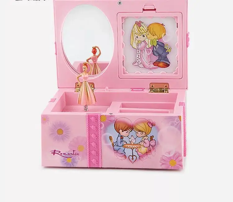 SuNAMCOME Алиса в стране чудес музыкальная шкатулка и зеркало мечта девушка детский