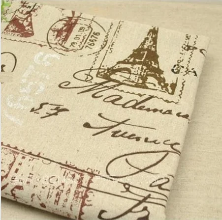 

retro vintage Cotton and Linen fabric by meter DIY sofa Tablecloth curtain home decor cotton fabric furniture cover supply