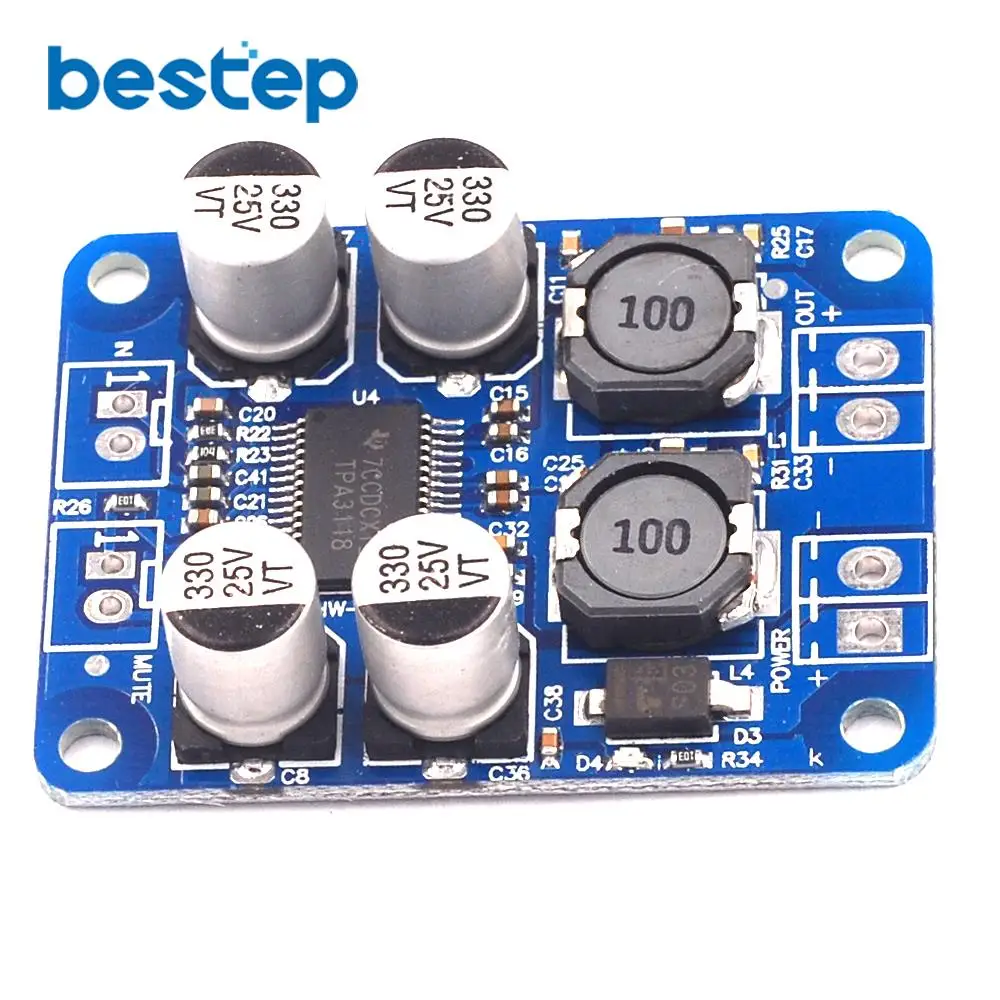 10000 TPA3118 PBTL 60 Вт моно цифровой аудио усилитель платы AMP модуль чипа 1X60W 4 8 Ом