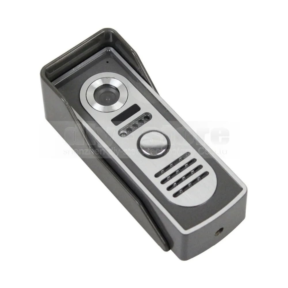 DIYSECUR 800 x 480 HD Screen Video Door Phone Video Intercom Doorbell + 600 TVLine IR Night Vision Camera 1 Camera 5 Monitors