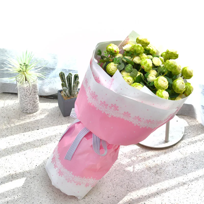 20pcs Langqing paper flower wrapping winter elements bouquet | Дом и сад