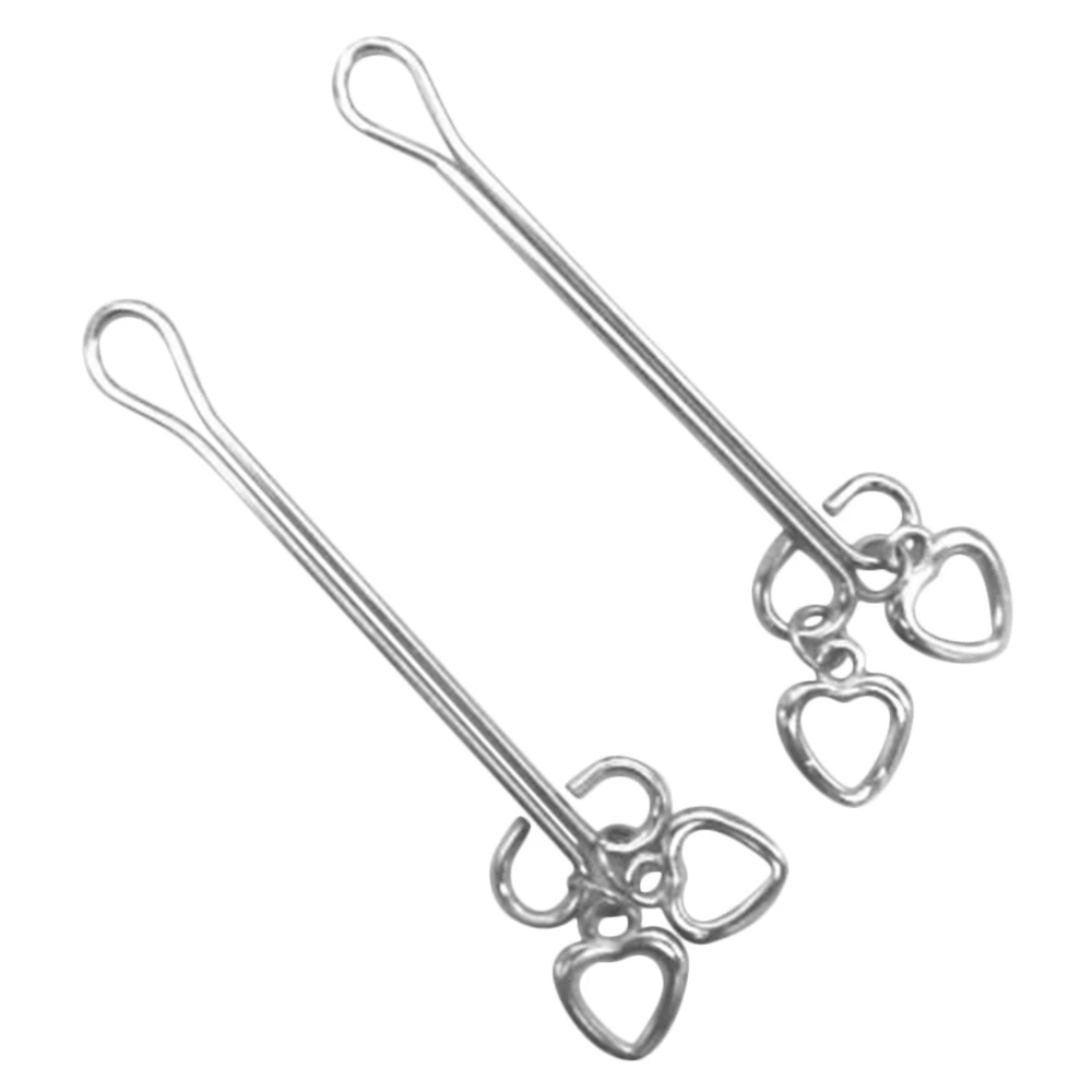 1 пара соски зажимы клитор металлический зажим стимуляция флирт игрушки взрослые