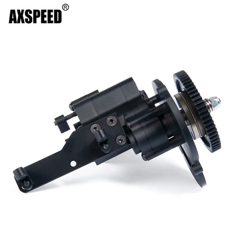 CNC Алюминиевый Чехол передачи коробка 2 скорости передачи для Axial Wraith 90048 1/10 RC автомобиль Гусеничный