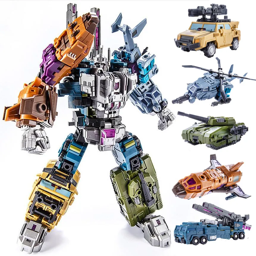 Weijiang 5 в 1 трансформационный фильм игрушки Аниме predaking Опустошитель робот KO G1 фигурка самолета Модель Дети Мальчики игрушки