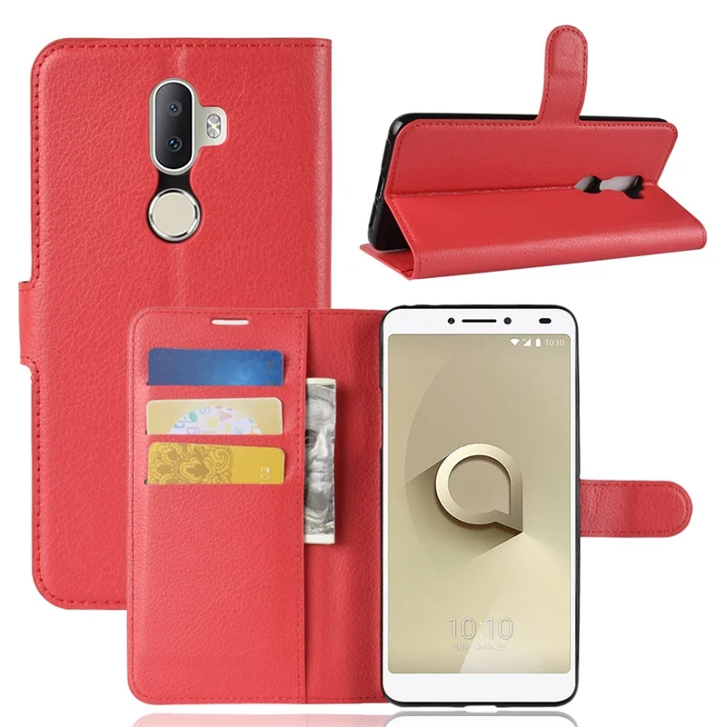 Чехол для Alcatel 3 V чехол 6 0 &quot5099D 5099 5099A кожаный флип кошелек бампер телефона Alcatel3V 3V