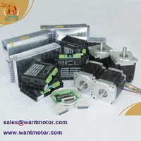 promotion germany or usaship4 axis nema 34 wantai stepper motor 1600oz in 80vdc cnc mill cut engraving laser 3d printer