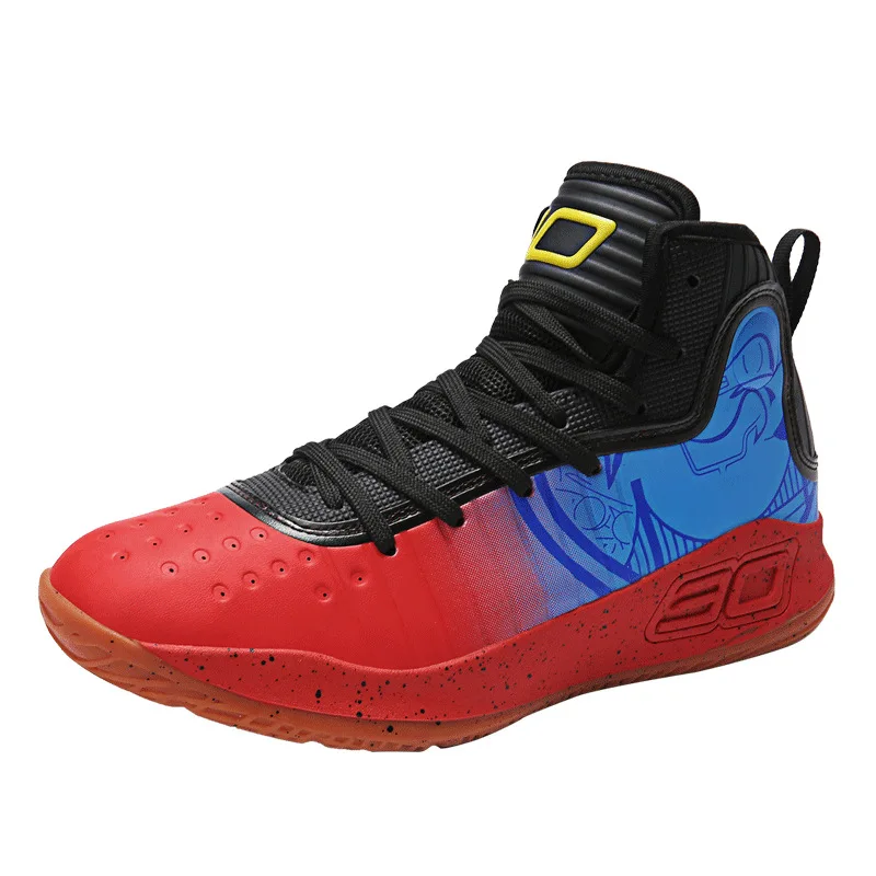 BALADB Man High-top Basketball Shoes Men's Cushioning Light Sneakers Anti-skid Breathable Outdoor Sports | Спорт и развлечения