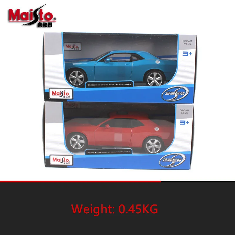 Maisto 1:24 Dodge Challenger моделирование сплав модель автомобиля ремесла украшения коллекция игрушка инструменты подарок