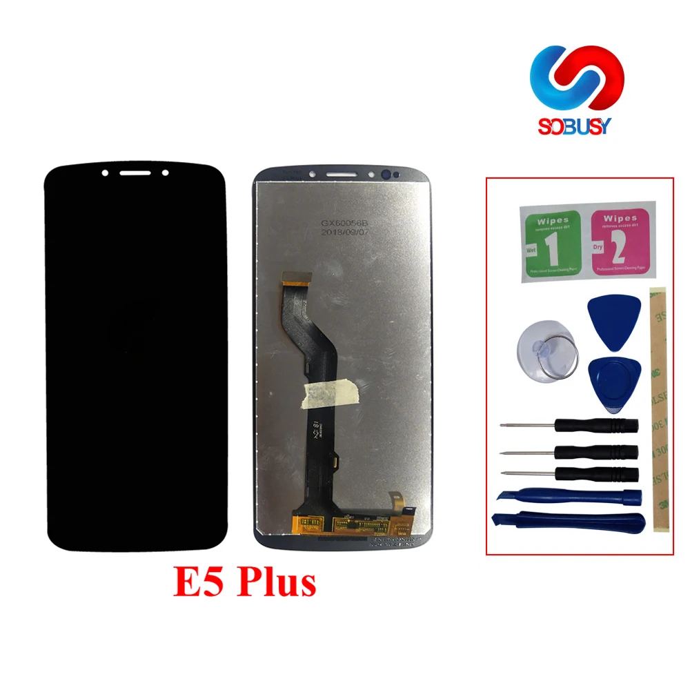 6 0 &quotЖК экран Tela для Motorola Moto E5 Plus панель Дисплей + Сенсорное стекло XT1924 1 2