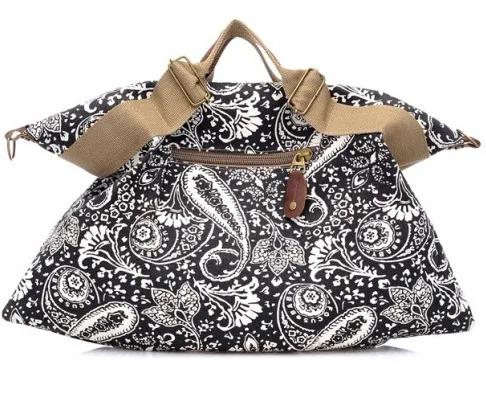 Wholesale new handbag folk style bag retro portable shoulder diagonal rivet BAG canvas for export | Багаж и сумки